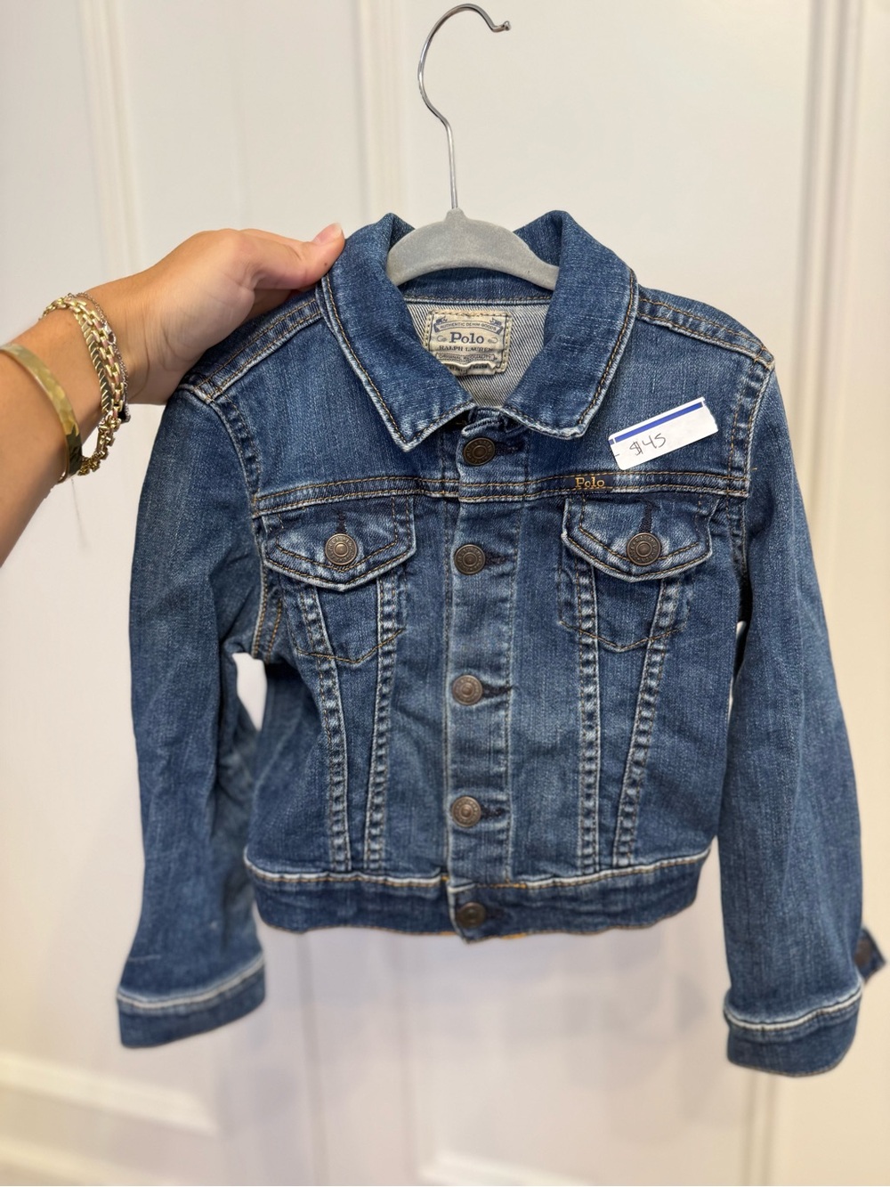 Polo by Ralph Lauren Kids' Denim Jacket in Deep Blue